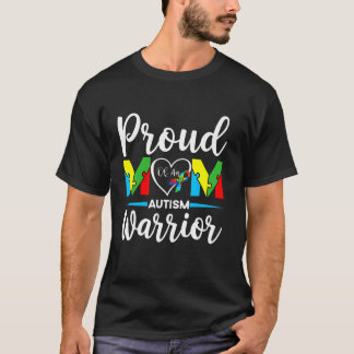 trots autisme Moeder autisme bewustzijn krijger bi T-shirt