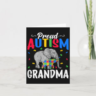 Trots Autisme Oma - Autistische Olifant Autisme Aw Kaart