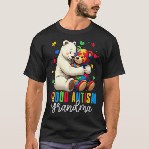 Trots Autisme Oma Beer Autisme Bewustzijn Son Dau T-shirt