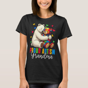 Trots Autisme Oma Beer Autisme Bewustzijn Son Dau T-shirt
