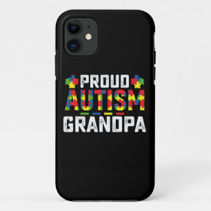 Trots Autisme Opa Bewustzijn Autistische Familie iPhone 11 Hoesje