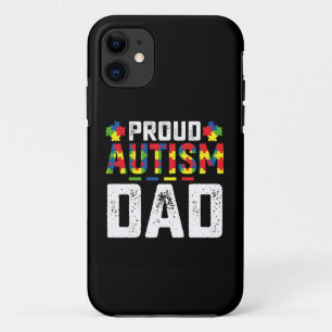 Trots Autisme Papa Bewustzijn Autistische Familie iPhone 11 Hoesje
