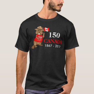 Trots Canadian Beaver 150 Jubileum T-shirt
