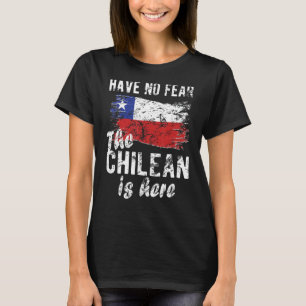 Trots Chileens is hier Chili vlag Chileense wortel T-shirt