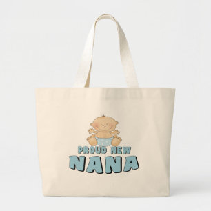 TROTS EERSTE Oma T-Shirt Grote Tote Bag
