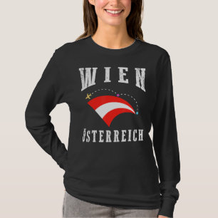 Trots en erfgoed Wenen Oostenrijk Vlag Wien Oste T-shirt