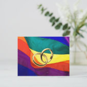 Trots en Huwelijk Briefkaart (Staand voorkant)