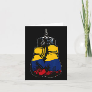 Trots erfgoed Colombia Vlag Bokshandschoenen Kaart