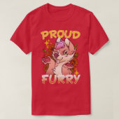 Trots I Furries Cosplay Fandom 17 T-shirt (Design voorkant)