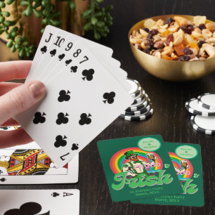 Trots & Iers St Patrick Custom LGBTQ+ Pokerkaarten