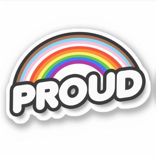 TROTS & INCLUSIEF Sticker (Voorkant)