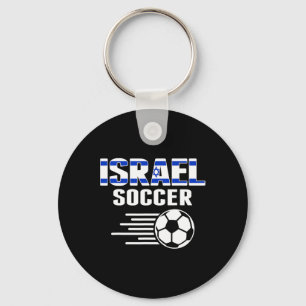 Trots Israël Voetbalfans Shirt - Steun Israël Sleutelhanger