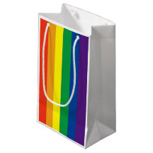 Trots kleuren regenboog cadeau tas