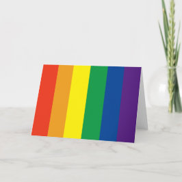 Trots kleuren regenboog kaart