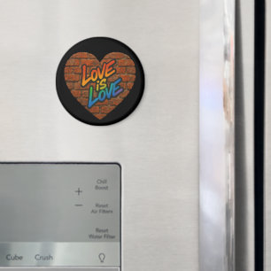 Trots Kleurrijke Liefde is Liefde Magneet