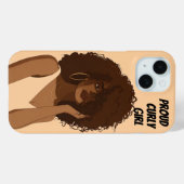 TROTS KRULLEND MEISJE Case-Mate iPhone CASE (Achterkant (horizontaal))