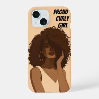 TROTS KRULLENMEISJE iPhone 15 HOESJE