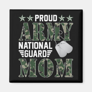 Trots leger Nationale Garde Moeder Militaire Famil Magneet