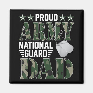 Trots leger Nationale Garde Pa Militaire Familie V Magneet