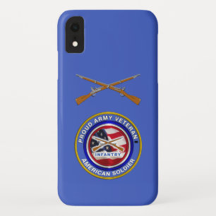 Trots leger veteraan infanterie soldaat infanterie iPhone XR hoesje