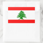 Trots Libanees - Trots Libanees te zijn - Libanon Rechthoekige Sticker (Tas)
