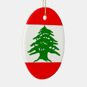 trots Libanees - trots om Libanees te zijn - Liban Keramisch Ornament (Rechts)