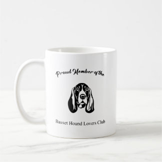 Trots lid van de Basset Hound Lovers Club Koffiemok