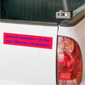 trots lid van de grote liberale samenzwering bumpersticker (Op Truck)