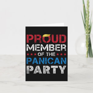 Trots lid van de Panicaanse Partij Mannen Vrouwen Kaart