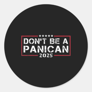 Trots lid van de Panicaanse Partij Mannen Vrouwen Ronde Sticker