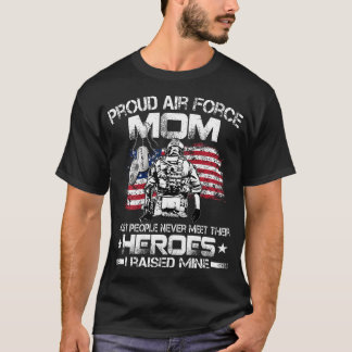 Trots Luchtmacht Moeder Luchtmacht Afstuderen Moed T-shirt