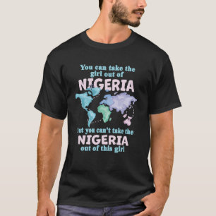 Trots meisje uit Nigeria Verhuizing uit Nigeria T-shirt