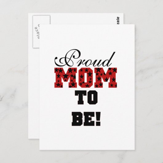 Trots Moeder om Tshirts en geschenken te zijn Briefkaart (Voorkant / Achterkant)