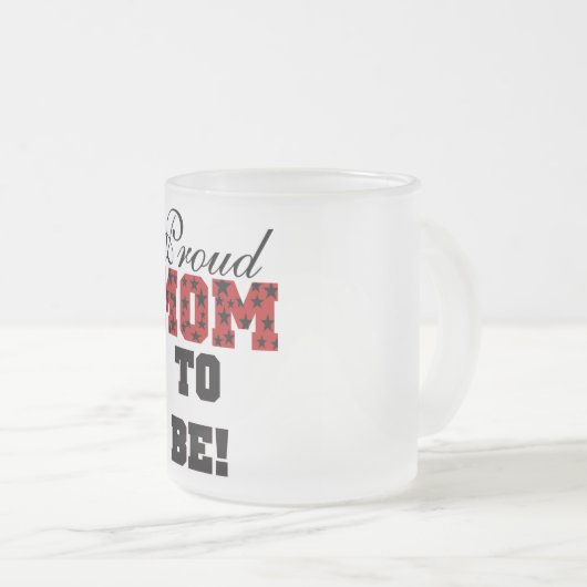 Trots Moeder om Tshirts en geschenken te zijn Matglas Koffiemok (Voorkant rechts)