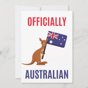 Trots Nieuw Australisch Burger Kaart – Patriotisch