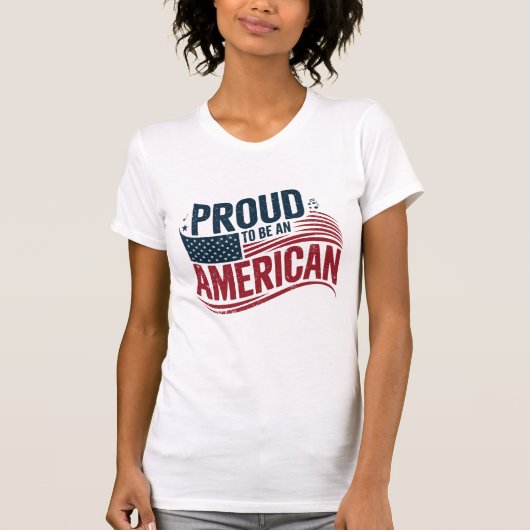 trots om Amerikaans te zijn T-shirt (Voorkant)