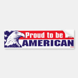 trots om Amerikaanse Bumpersticker te zijn