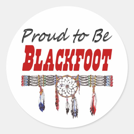 Trots om Blackfoot Decals of Stickers (Voorkant)