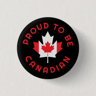 Trots om Canadees te zijn Ronde Button 3,2 Cm