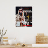Trots om Christelijk te zijn Poster (Keuken)