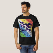 Trots om divers te zijn - Disability Pride T-shirt (Voorkant volledig)