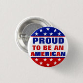 Trots om een Amerikaanse Button te zijn (Voorkant /achterkant)