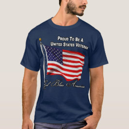 Trots om een Amerikaanse veteraan te zijn met een  T-shirt