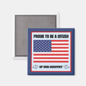 Trots om een burger van ons land te zijn magneet (Voorkant / Achterkant)