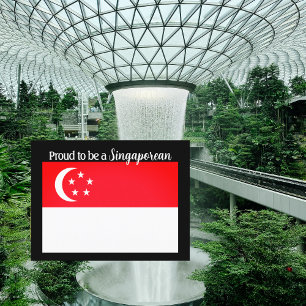 Trots om een Singaporees Nationaal Dag Briefkaart