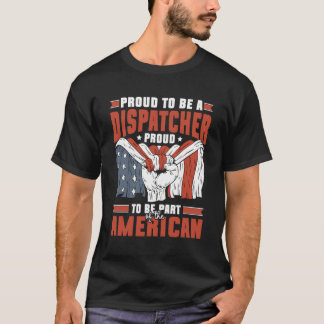 Trots om een verzender te zijn, trots om Amerikaan T-shirt