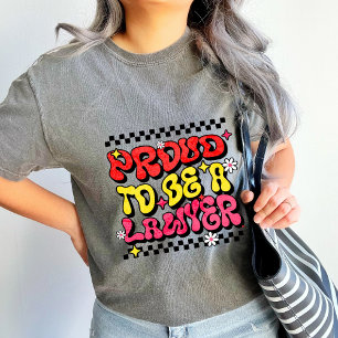 Trots om een waarderingsgeschenk voor een advocaat Tri-Blend shirt