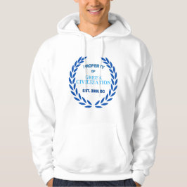 Trots om Grieks te zijn - Eigendom van de Griekse Hoodie
