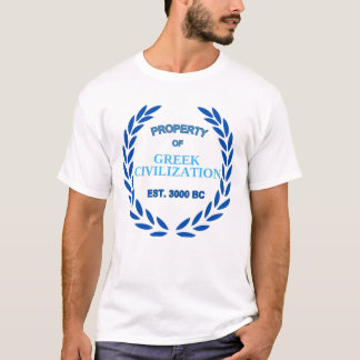 Trots om Grieks te zijn - Eigendom van de Griekse T-shirt