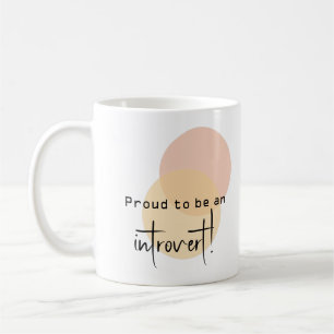 Trots om introvert te zijn! koffiemok